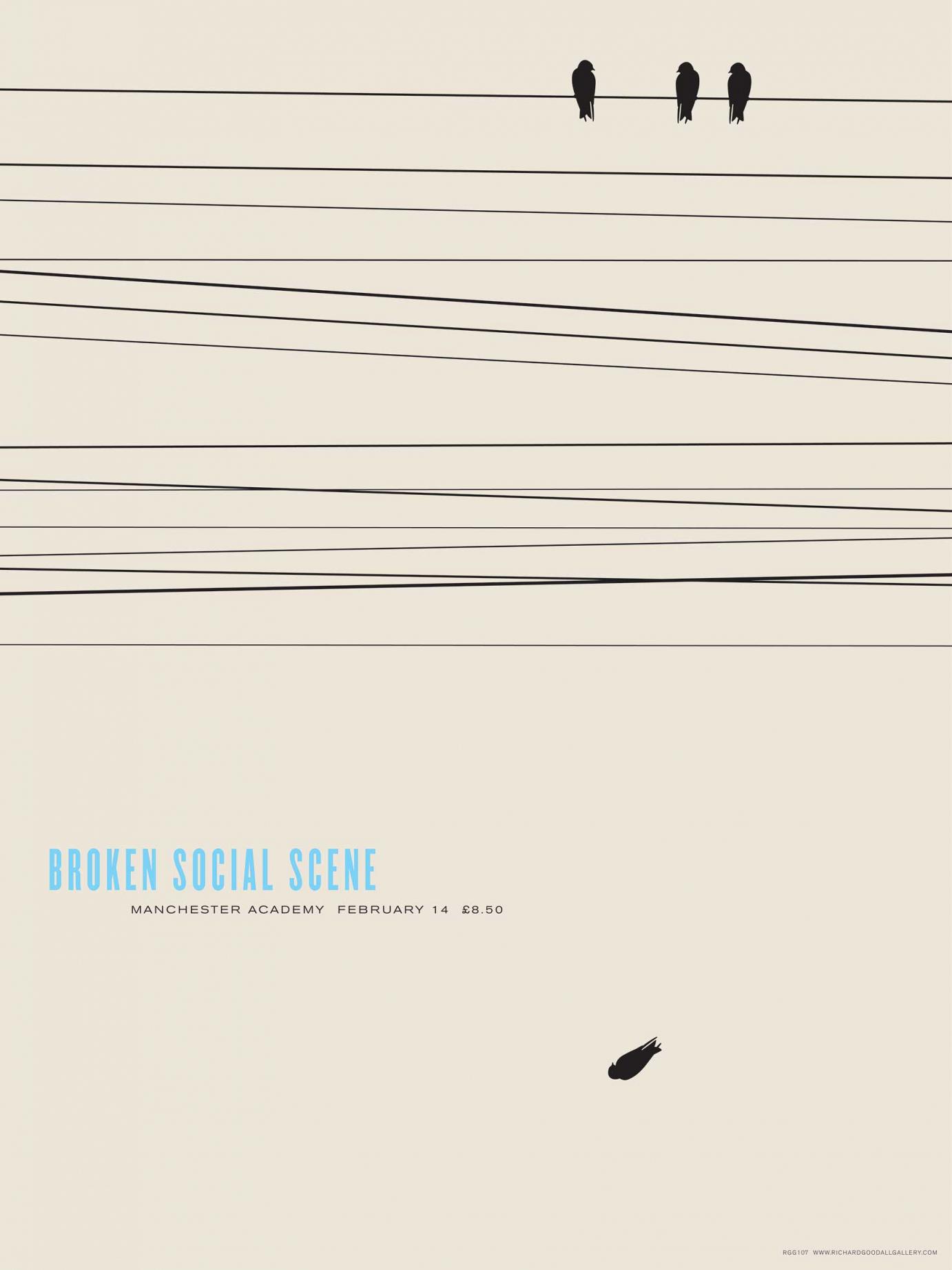 Broken Social Scene | 45,7cm x 61cm | Siebdruck | Auflage: 200