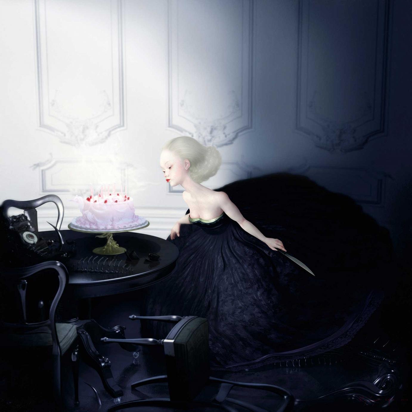 Return Of The Day  2009  digital, Tintenstrahldruck montiert auf Papier unter Plexiglas · 91,4 x 91,4 cm von Ray Caesar