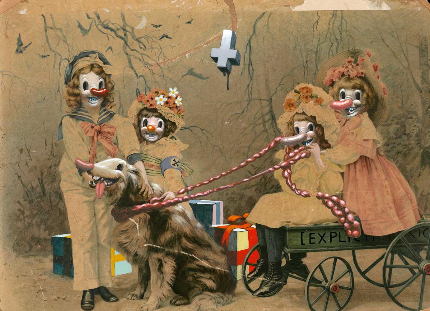 Victor Castillo »Supplica a Mia Madre« · 2007 · Acryl auf Papier · 44 cm x 33 cm